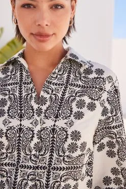 Next Monochrome Coord Shirt -Women's Shirts & Blouses Sales U76 657s4