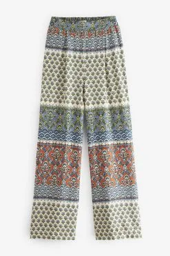 Next Elasticated Waist Full Length Wide Leg Trousers -Women's Shirts & Blouses Sales U80 232s5