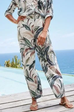 Next Elasticated Waist Full Length Wide Leg Trousers 16 Next Elasticated Waist Full Length Wide Leg Trousers -Women's Shirts & Blouses Sales U80 239s7