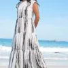 Next White Tie Dye White Tie Dye Oversized Tiered Kaftan Summer Dress 2 Next White Tie Dye White Tie Dye Oversized Tiered Kaftan Summer Dress -Women's Shirts & Blouses Sales U80 240s