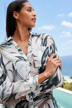 Next Cotton Beach Shirt -Women's Shirts & Blouses Sales U80 248s3