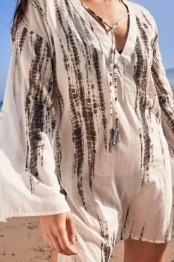 Next Long Sleeve Beach Kaftan Dress -Women's Shirts & Blouses Sales U80 252s5
