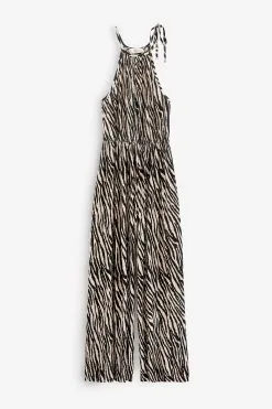 Next Halterneck Plissé Jumpsuit -Women's Shirts & Blouses Sales U80 256s5