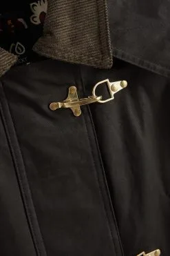 Next Shower Resistant Waxed Effect Jacket With Duffle Fastening -Women's Shirts & Blouses Sales U83 400s8