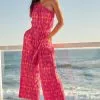 Next Pink/Orange One Shoulder Plisse Jumpsuit -Women's Shirts & Blouses Sales U85 379s