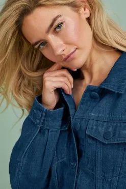 Next Rinse Button Detail Denim Jacket -Women's Shirts & Blouses Sales U87 440s5