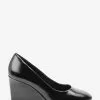 Next Black Forever Comfort® Round Toe Wedges