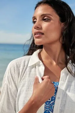 Next Long Sleeve Crinkle Texture Pocket Shirt 10 Next Long Sleeve Crinkle Texture Pocket Shirt -Women's Shirts & Blouses Sales U89 057s4