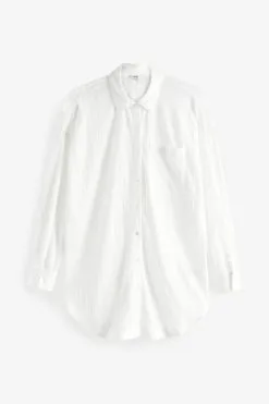 Next Long Sleeve Crinkle Texture Pocket Shirt 11 Next Long Sleeve Crinkle Texture Pocket Shirt -Women's Shirts & Blouses Sales U89 057s5