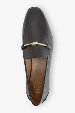 Next Forever Comfort® Leather Knot Hardware Loafers -Women's Shirts & Blouses Sales U92 540s4