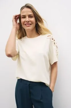 Next Short Sleeve Craft Blouse