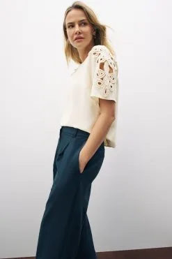 Next Short Sleeve Craft Blouse -Women's Shirts & Blouses Sales U94444s4