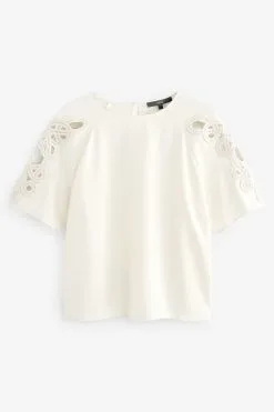 Next Short Sleeve Craft Blouse -Women's Shirts & Blouses Sales U94444s5