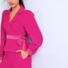 Next Pink Crepe Wrap Top -Women's Shirts & Blouses Sales U95 075s