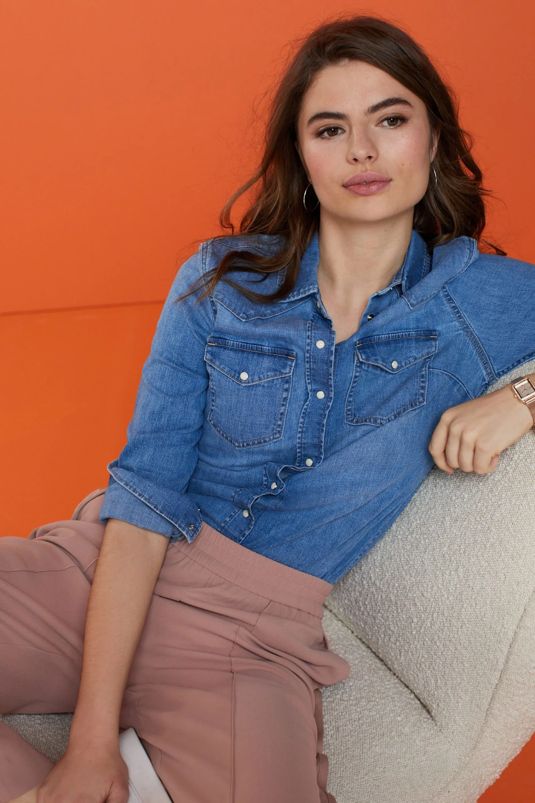 Next Fitted Denim Shirt 3 Next Fitted Denim Shirt