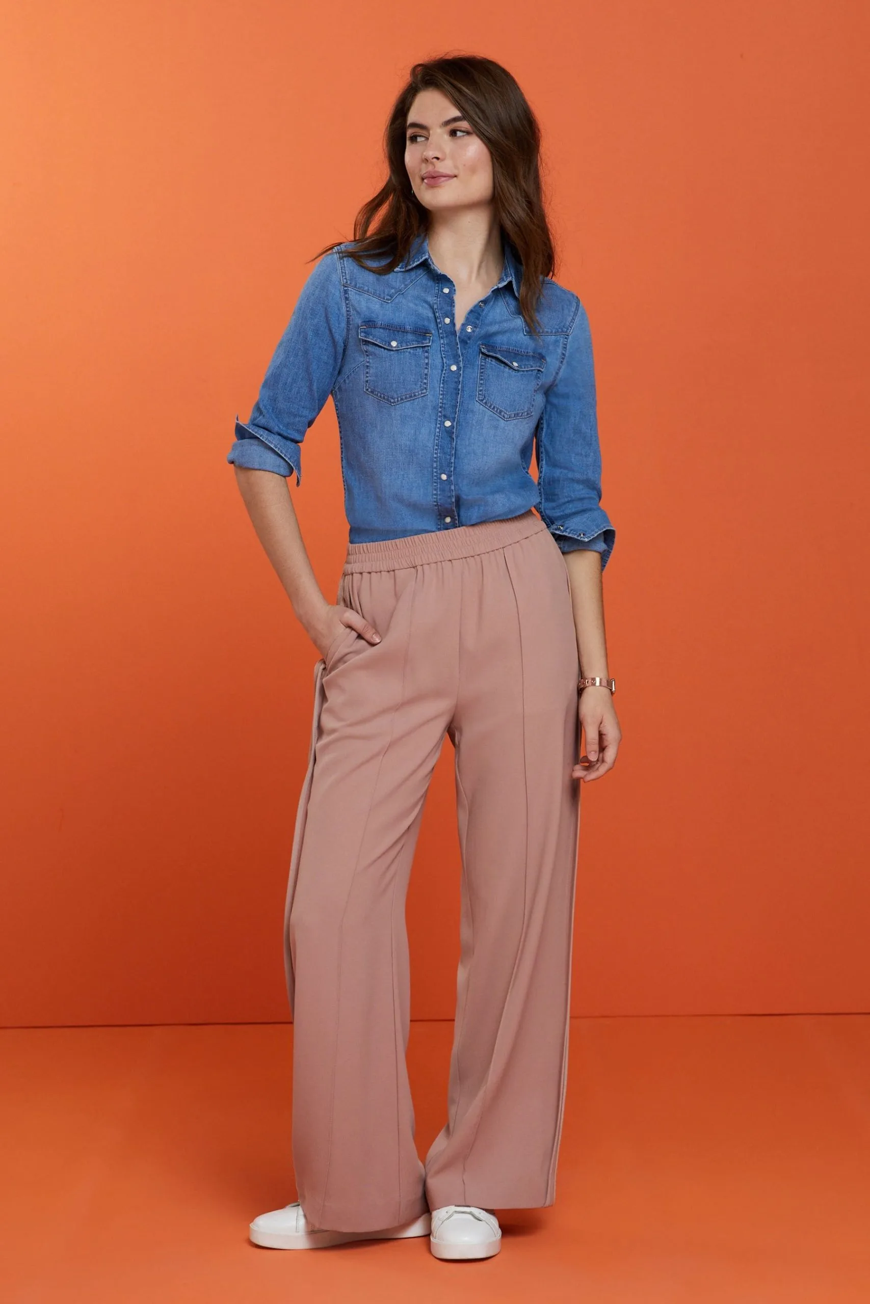 Next Fitted Denim Shirt 4 Next Fitted Denim Shirt - Image 2