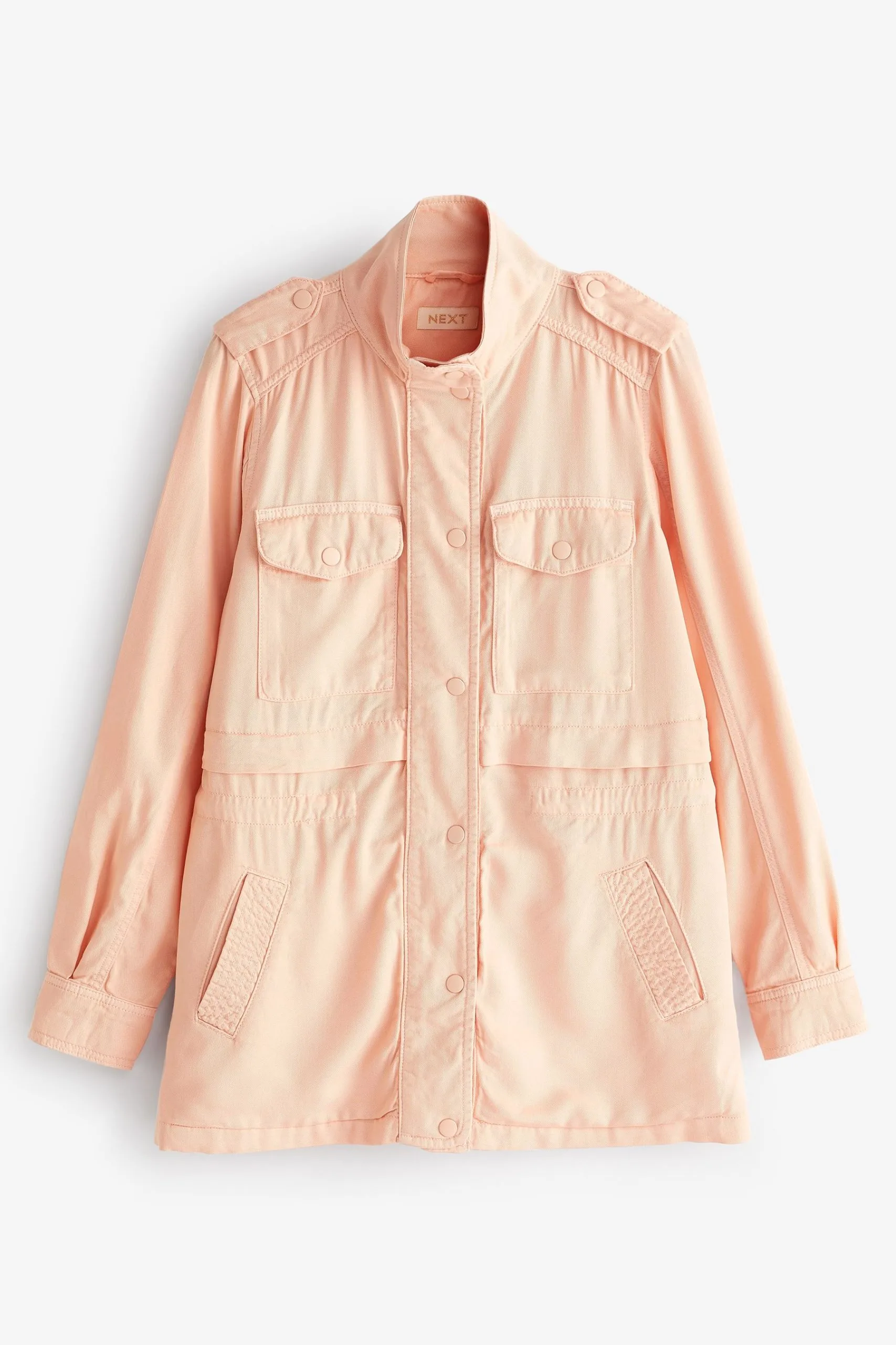 Next Relaxed Utility Jacket With Patch Pockets 8 Next Relaxed Utility Jacket With Patch Pockets - Image 6