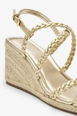 Next Signature Leather Plait Wedges -Women's Shirts & Blouses Sales U99625s6